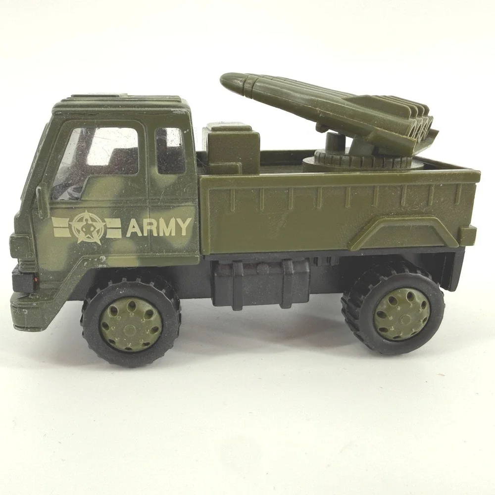 Soma Army Missile Truck Kids‎ 5in Green Camo Military Toy Vehicle